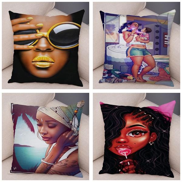 pillow case custom beautiful africa black person girl cushion cover for car sofa home polyester
pillow case custom beautiful africa black person girl cushion cover for car sofa home polyester