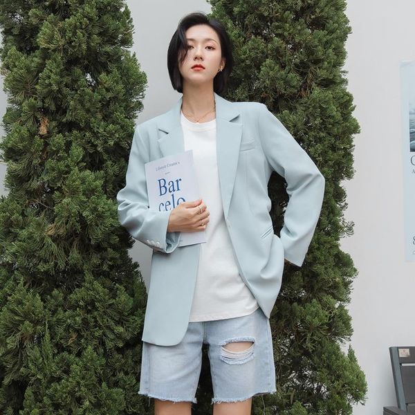 korean simple fashion medium length loose blazer women's casual chain sashes all-match coat spring xgqi suits & blazers, White;black
korean simple fashion medium length loose blazer women's casual chain sashes all-match coat spring xgqi suits & blazers, White;black