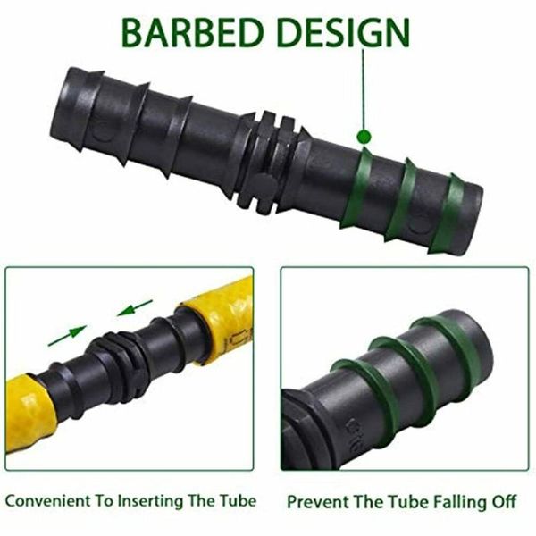 pcs drip irrigation fittings for 1/2" tubing, kits accessories a secure leak-proof connection watering equipments
pcs drip irrigation fittings for 1/2" tubing, kits accessories a secure leak-proof connection watering equipments