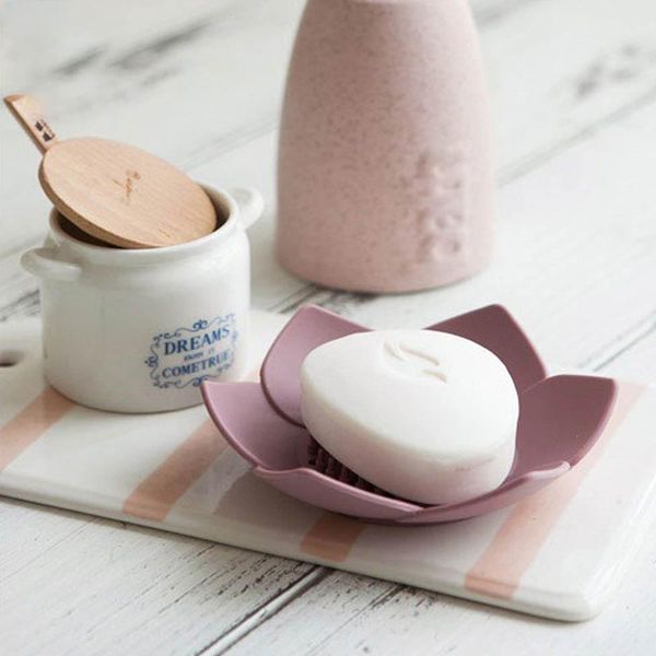 soap dishes flowers shape box silicone with drain holes anti-slip bathroom kitchen sponge holder flower tray durable safe 1pc
soap dishes flowers shape box silicone with drain holes anti-slip bathroom kitchen sponge holder flower tray durable safe 1pc