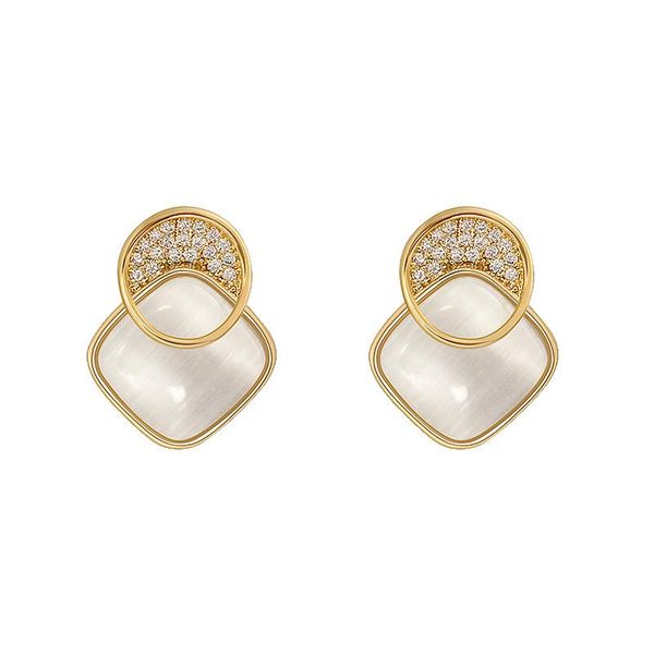 dangle & chandelier geometric earrings cat's eye stone earring for women square round eardrop fashion brincos jewelry gifts, Silver
dangle & chandelier geometric earrings cat's eye stone earring for women square round eardrop fashion brincos jewelry gifts, Silver