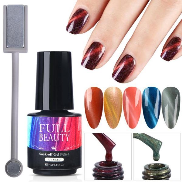 7ml cat eye nail gel polish magnetic soak off uv led varnish shining laser eyes effect art manicure lacquer ly16091
7ml cat eye nail gel polish magnetic soak off uv led varnish shining laser eyes effect art manicure lacquer ly16091
