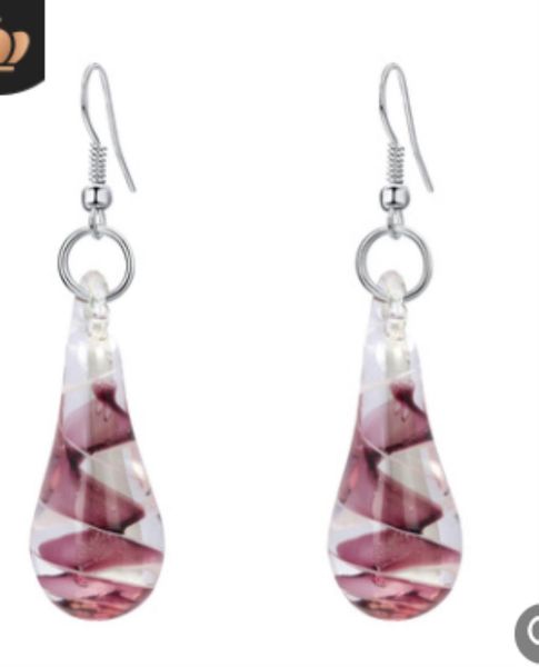 tear drop twist murano blown venetian glass necklaces pendants and earrings jewellery sets mus012 fashion jewerly sets imihj, Silver
tear drop twist murano blown venetian glass necklaces pendants and earrings jewellery sets mus012 fashion jewerly sets imihj, Silver