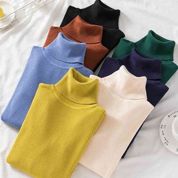 women's sweaters korean turtleneck full autumn winter short padded long sleeve slim fit knit women pullovers 9tls, White;black
women's sweaters korean turtleneck full autumn winter short padded long sleeve slim fit knit women pullovers 9tls, White;black