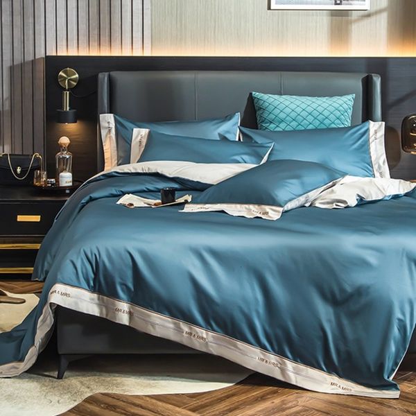 100 thread nordic style luxury four piece set of pure cotton bed fitted sheet, quilt cover, el bedding 4
100 thread nordic style luxury four piece set of pure cotton bed fitted sheet, quilt cover, el bedding 4