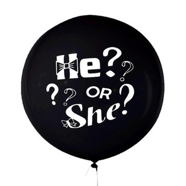 party decoration 1pcs 36 inch gender reveal set baby shower girl or boy black balloon confetti latex balloons for supplies
party decoration 1pcs 36 inch gender reveal set baby shower girl or boy black balloon confetti latex balloons for supplies