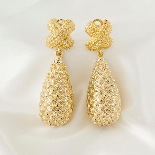 dangle & chandelier pineapple shaped golden color copper women earring luxurious wedding date party attendance, Silver
dangle & chandelier pineapple shaped golden color copper women earring luxurious wedding date party attendance, Silver
