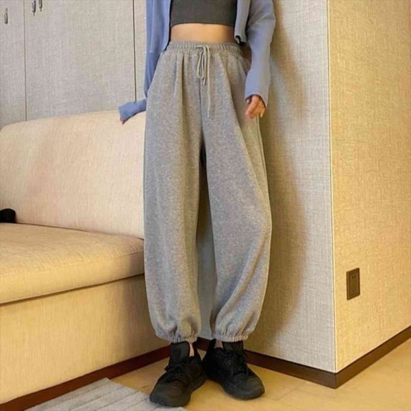 houzhou gray sweatpants joggers womens capris plus size korean style oversize sports pants black classic female, Black;white
houzhou gray sweatpants joggers womens capris plus size korean style oversize sports pants black classic female, Black;white