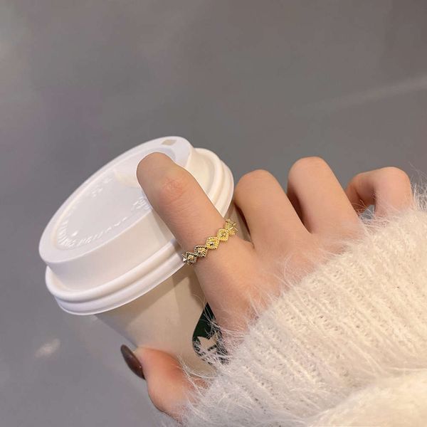 advanced sense square zircon women's fashion personality cool wind small net red simple index finger ring, Black
advanced sense square zircon women's fashion personality cool wind small net red simple index finger ring, Black