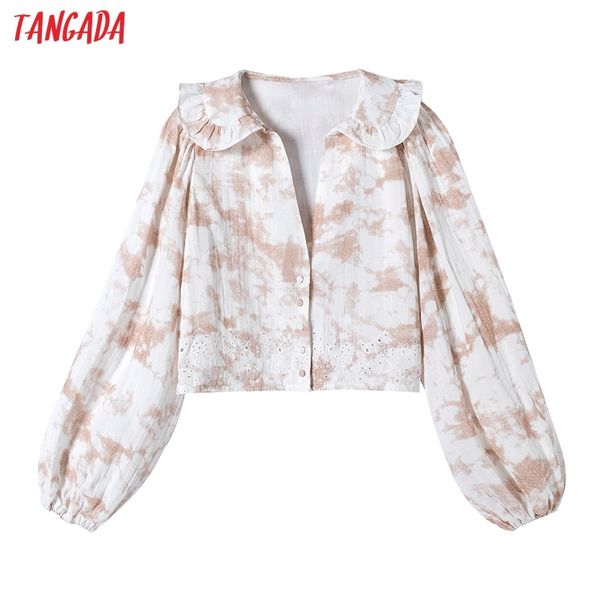 women retro tie dyed print embroidery oversize collar long sleeve chic female short blouse shirt 6h17 210416, White
women retro tie dyed print embroidery oversize collar long sleeve chic female short blouse shirt 6h17 210416, White