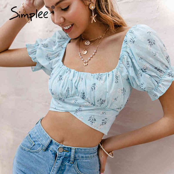 floral summer puff sleeve women square neck chic holiday cross ladies casual printed female blouse 210414, White
floral summer puff sleeve women square neck chic holiday cross ladies casual printed female blouse 210414, White