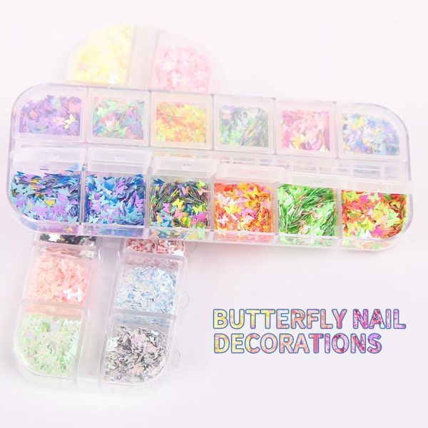 style nail sequins 12 grids/box mixed size colorful glitter flakes art decorations acrylic manicure tools1, Silver;gold
style nail sequins 12 grids/box mixed size colorful glitter flakes art decorations acrylic manicure tools1, Silver;gold