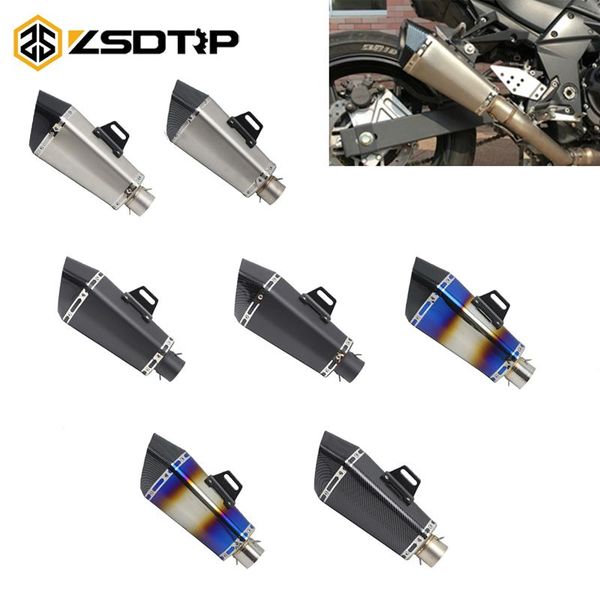motorcycle exhaust system zsdtrp 51mm inlet muffler pipe with db killer for cbr600rr z750 z800 street bike scooter atv quad dirt
motorcycle exhaust system zsdtrp 51mm inlet muffler pipe with db killer for cbr600rr z750 z800 street bike scooter atv quad dirt
