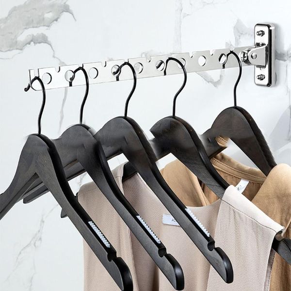 hangers & racks stainless steel movable coat hook wall-mounted folding clothes rack wardrobe storage home el space saving hanger rod
hangers & racks stainless steel movable coat hook wall-mounted folding clothes rack wardrobe storage home el space saving hanger rod
