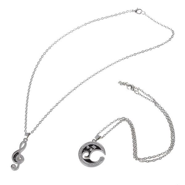 dog collars & leashes 1 pair couple love music note pendant " i you" necklace chain valentine gift
dog collars & leashes 1 pair couple love music note pendant " i you" necklace chain valentine gift
