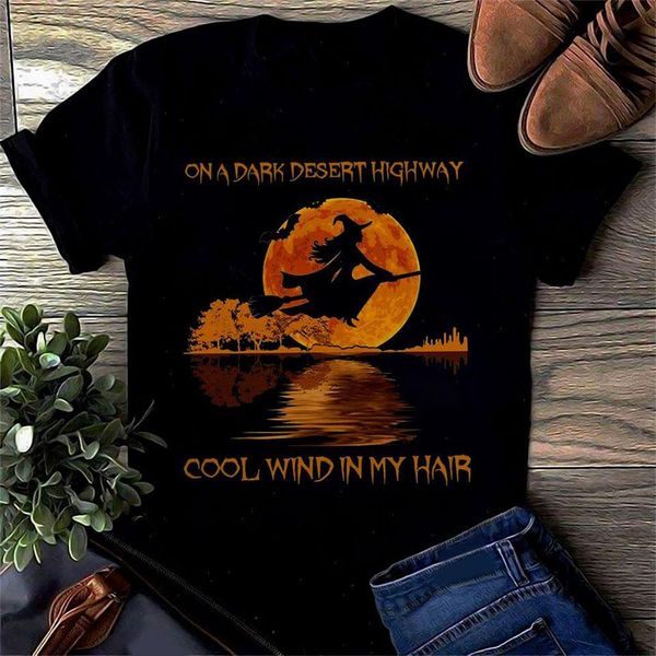 on a dark desert t shirt highway witch printing halloween t-shirts women summer aesthetic clothes loose crew neck graphic tee, White
on a dark desert t shirt highway witch printing halloween t-shirts women summer aesthetic clothes loose crew neck graphic tee, White