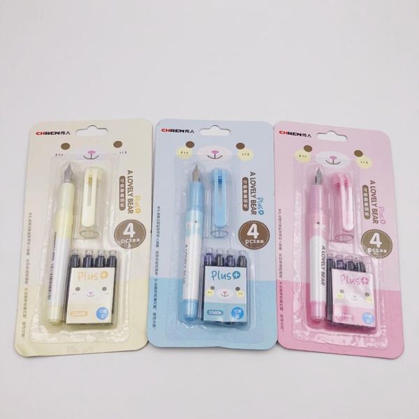 students erasable fountain pen set refills with ink sac for kids gift korean kawaii cartoon stationery school supplies pens
students erasable fountain pen set refills with ink sac for kids gift korean kawaii cartoon stationery school supplies pens
