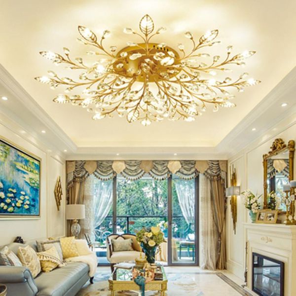 american ceiling lamp living room simple modern atmosphere led crystal european luxury bedroom dining lights
american ceiling lamp living room simple modern atmosphere led crystal european luxury bedroom dining lights