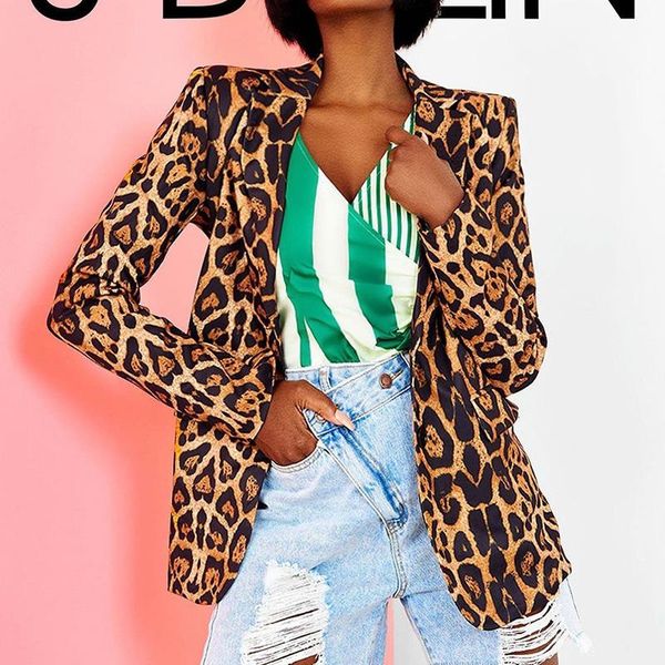 women's suits & blazers women color leopard print long sleeve blazer coat 2021 spring autumn vintage fashion cardigan female business, White;black
women's suits & blazers women color leopard print long sleeve blazer coat 2021 spring autumn vintage fashion cardigan female business, White;black
