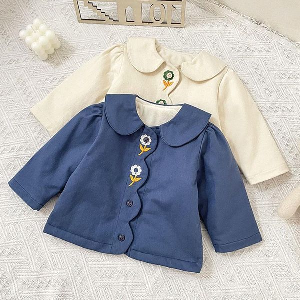 jackets infant kids girls cardigan coat winter doll collar baby girl thicken long sleeve embroider born, Blue;gray
jackets infant kids girls cardigan coat winter doll collar baby girl thicken long sleeve embroider born, Blue;gray