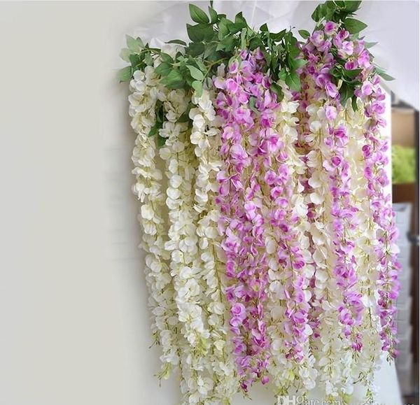long elegant artificial silk flower wisteria vine rattan diy garland for wedding centerpieces decorations home ornament decorative flowers &
long elegant artificial silk flower wisteria vine rattan diy garland for wedding centerpieces decorations home ornament decorative flowers &