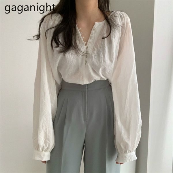elegant o neck blouse black white shirt office ladies casual vintage single-breasted long sleeve womens blouses 210601
elegant o neck blouse black white shirt office ladies casual vintage single-breasted long sleeve womens blouses 210601