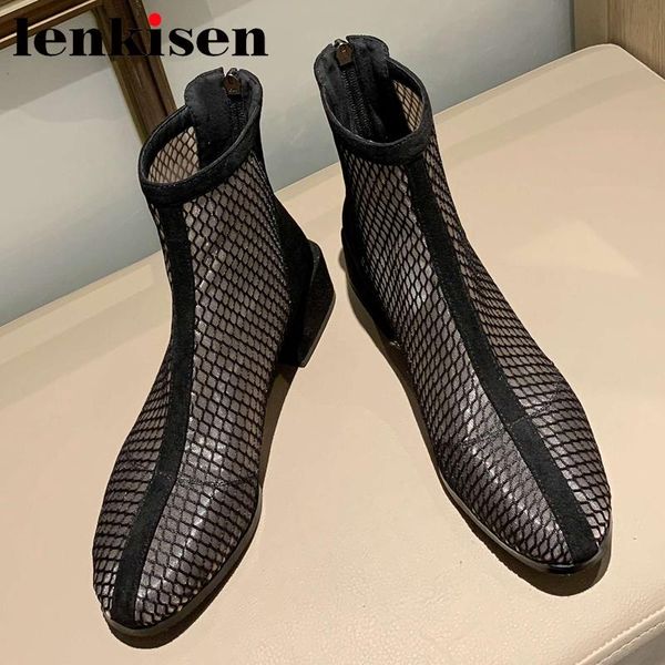 boots lenkisen big size european design flock round toe med heel summer breathable sunscreen shoes women young lady air mesh l35, Black
boots lenkisen big size european design flock round toe med heel summer breathable sunscreen shoes women young lady air mesh l35, Black
