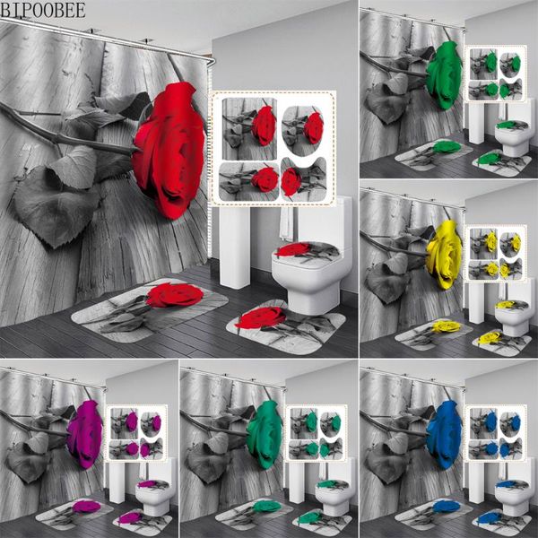beautiful roses grey shower curtain for bathroom decoration multicolor toilet lid cover non-slip carpet bath curtains with hooks
beautiful roses grey shower curtain for bathroom decoration multicolor toilet lid cover non-slip carpet bath curtains with hooks