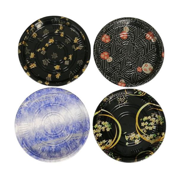 disposable take out containers round plastic environmentally friendly sushi box, high-end packing platter, takeaway salmon sashimi
disposable take out containers round plastic environmentally friendly sushi box, high-end packing platter, takeaway salmon sashimi