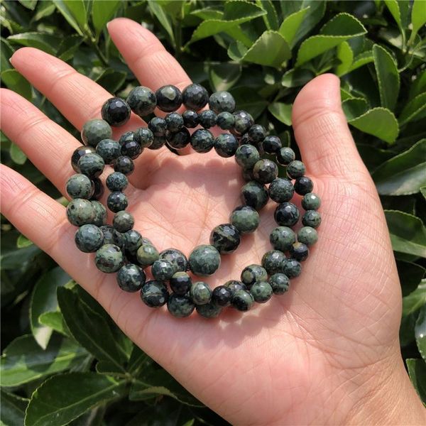natural green kambaba jasper stone bracelet faceted beads crystal quartz healing women men jewelry gift beaded, strands, Black
natural green kambaba jasper stone bracelet faceted beads crystal quartz healing women men jewelry gift beaded, strands, Black