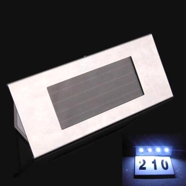 solar lamps 4led outdoor doorplate number durable powerful stainless steel billboard light eco friendly apartment security house
solar lamps 4led outdoor doorplate number durable powerful stainless steel billboard light eco friendly apartment security house