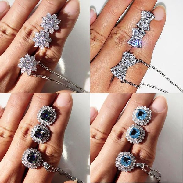 earrings & necklace 2pcs silver color with cubic zirconia for women luxury wedding bridal brides jewelry set drop
earrings & necklace 2pcs silver color with cubic zirconia for women luxury wedding bridal brides jewelry set drop