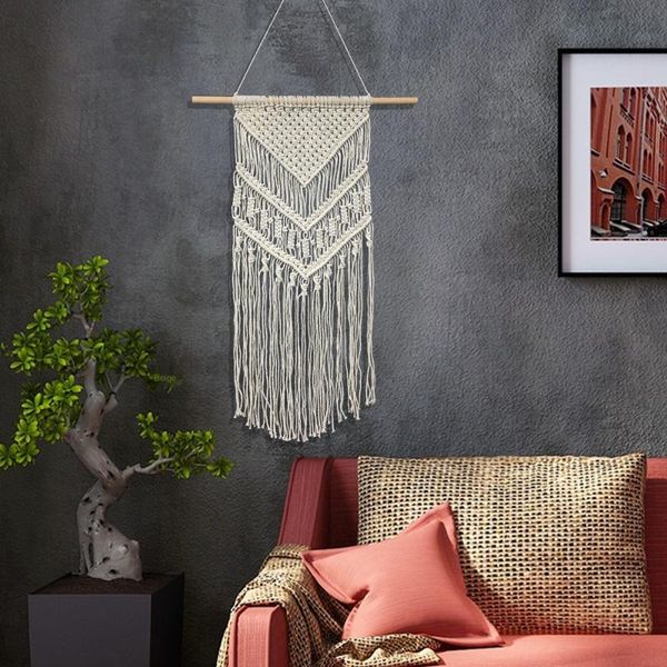 fashion hand-woven curtain tapestry nordic style home accessories wall simple bohemian living room decoration decorative objects & figurines
fashion hand-woven curtain tapestry nordic style home accessories wall simple bohemian living room decoration decorative objects & figurines