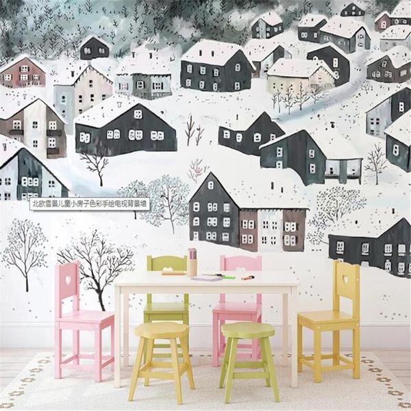 wallpapers milofi manufacturers custom wallpaper mural 3d nordic snow scene children's small house background
wallpapers milofi manufacturers custom wallpaper mural 3d nordic snow scene children's small house background