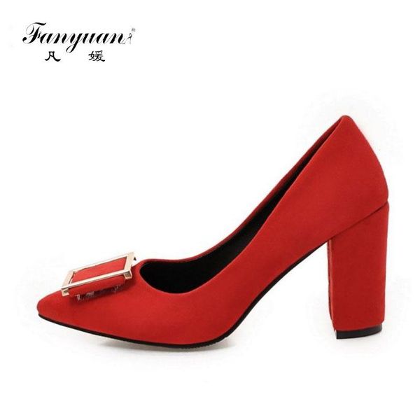fanyuan size 33-43 women pumps shoes buckle high heels elegant pointed toe slip on party wedding drop footwear dress, Black
fanyuan size 33-43 women pumps shoes buckle high heels elegant pointed toe slip on party wedding drop footwear dress, Black