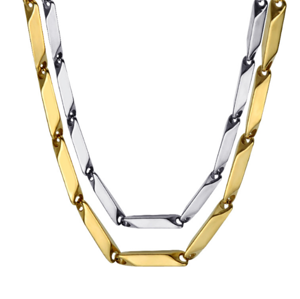 pendant necklaces 100% stainless steel hip hop rock sunflower bamboo link necklace titanium trend simple, Silver
pendant necklaces 100% stainless steel hip hop rock sunflower bamboo link necklace titanium trend simple, Silver