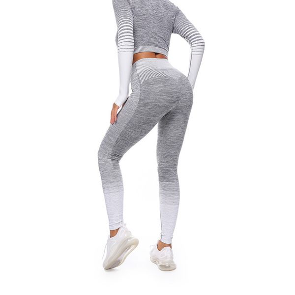 tracksuits ins fast drying fitness pants women's knitting high elastic tight sports hip lifting yoga, Gray
tracksuits ins fast drying fitness pants women's knitting high elastic tight sports hip lifting yoga, Gray