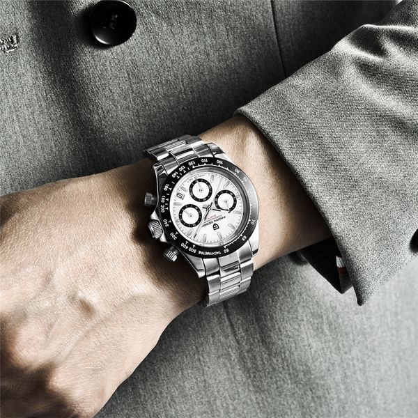 factorywatches classic men watch automatic movement high-defintion sapphire mirror stainless steel watchband and bezel good quality orologio, Slivery;brown
factorywatches classic men watch automatic movement high-defintion sapphire mirror stainless steel watchband and bezel good quality orologio, Slivery;brown