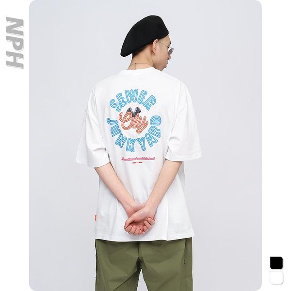 men's t-shirts short sleeve t-shirt mmen's cotton summer half daily leisure couple fashion top, White;black
men's t-shirts short sleeve t-shirt mmen's cotton summer half daily leisure couple fashion top, White;black