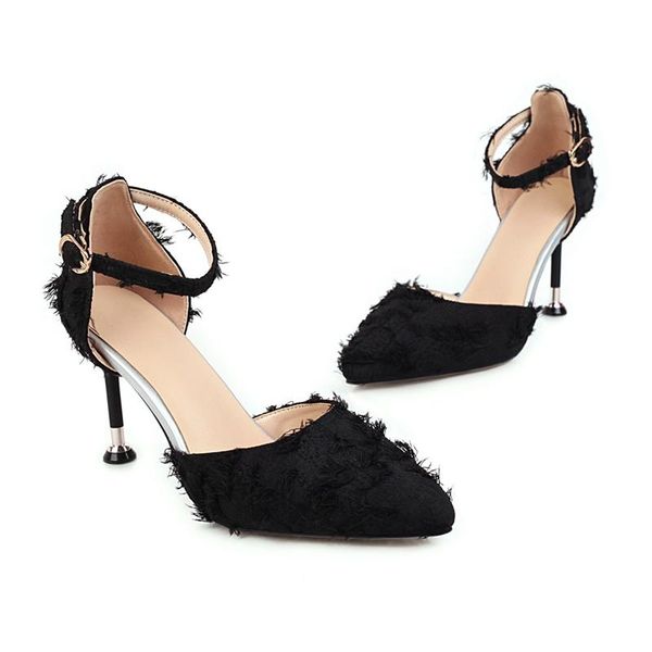 women sandals summer heels woven cloth peep toes buckle strap party shoes woman black sandalia ym-166
women sandals summer heels woven cloth peep toes buckle strap party shoes woman black sandalia ym-166