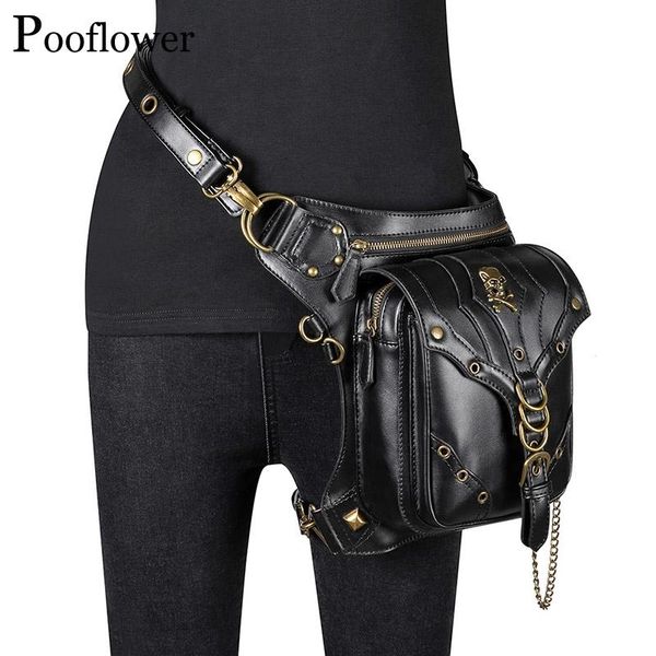 pooflower tactical purse men stesmpunk waist bag 2021 vintage belt black pu leather chains crossbody backpack zh075 bags
pooflower tactical purse men stesmpunk waist bag 2021 vintage belt black pu leather chains crossbody backpack zh075 bags