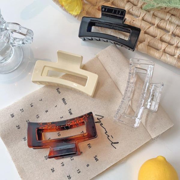 hair accessories oversized clip acrylic claw rectangle transparent ponytail hairpin solid color geometry crab
hair accessories oversized clip acrylic claw rectangle transparent ponytail hairpin solid color geometry crab