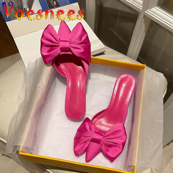 voesnees fashion butterfly-knot slippers women 2021 summer pointed toe sandals stiletto slides high heels female shoes, Black
voesnees fashion butterfly-knot slippers women 2021 summer pointed toe sandals stiletto slides high heels female shoes, Black