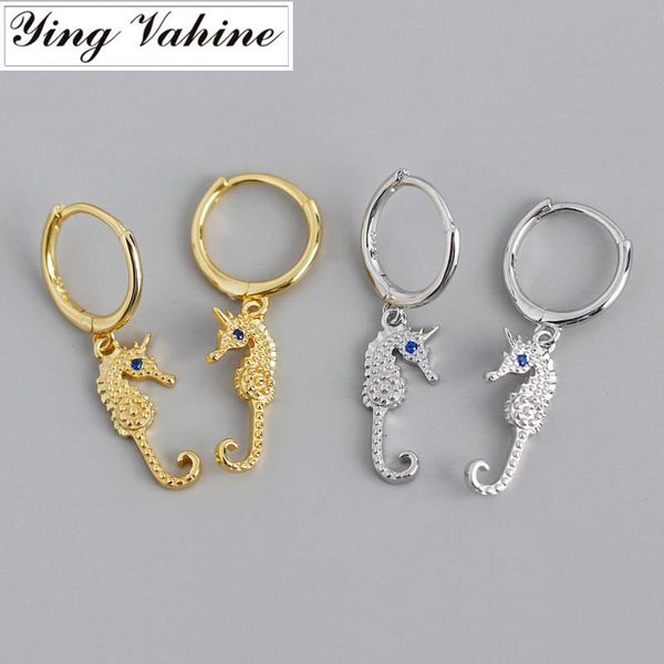 other ying vahine 100% 925 sterling silver animal small sea horse pendant stud earrings for women, Golden;silver
other ying vahine 100% 925 sterling silver animal small sea horse pendant stud earrings for women, Golden;silver