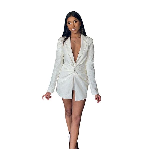 women's suits & blazers white blazer women thin long sleeve fall 2021 womens fashion blaser femme veste femenino coat, White;black
women's suits & blazers white blazer women thin long sleeve fall 2021 womens fashion blaser femme veste femenino coat, White;black