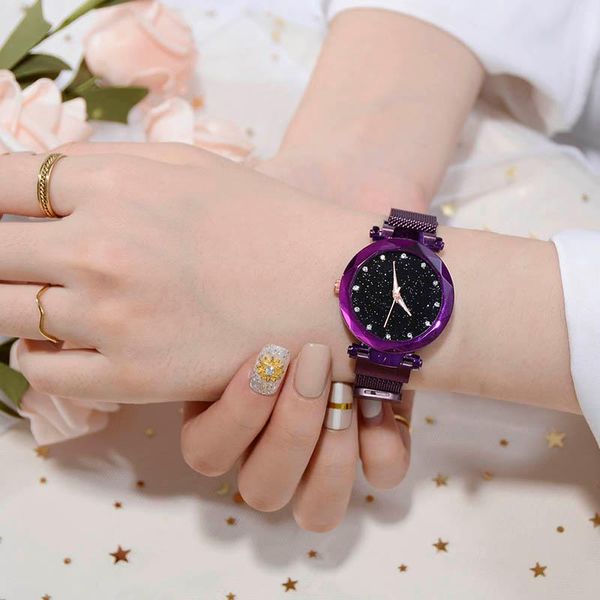 wristwatches 2021 bright starlight dial women stylish quartz wrist watch mesh alloy magnet strap starry sky casual watches lxh, Slivery;brown
wristwatches 2021 bright starlight dial women stylish quartz wrist watch mesh alloy magnet strap starry sky casual watches lxh, Slivery;brown