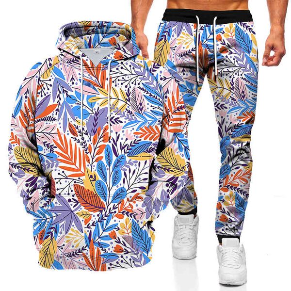 women's hoodies & sweatshirts fashion 3d printed suits men's sweatshirt colored leaves pattern serise harajuku set casual clothes, Black
women's hoodies & sweatshirts fashion 3d printed suits men's sweatshirt colored leaves pattern serise harajuku set casual clothes, Black