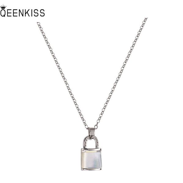 chains qeenkiss nc708 fine jewelry wholesale fashion trendy woman girl birthday wedding gift small lock clavicle pendant necklace, Silver
chains qeenkiss nc708 fine jewelry wholesale fashion trendy woman girl birthday wedding gift small lock clavicle pendant necklace, Silver