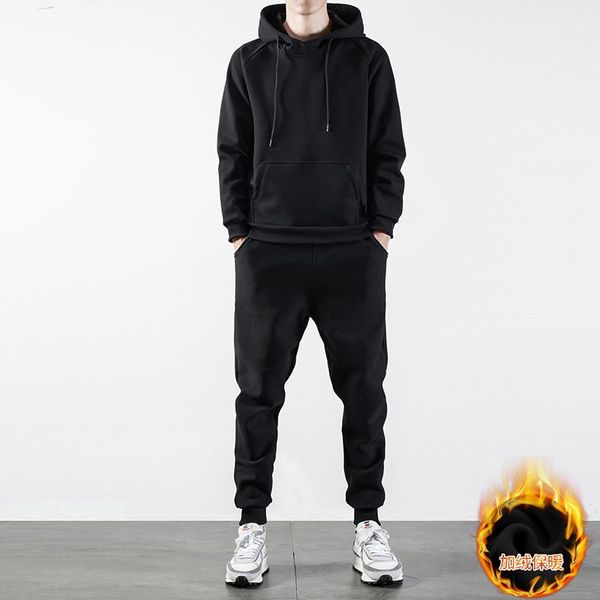 men's tracksuits warm sport suit men 2 pieces/set winter sportsuit thermal hoodies sets fleece tracksuit, Gray
men's tracksuits warm sport suit men 2 pieces/set winter sportsuit thermal hoodies sets fleece tracksuit, Gray