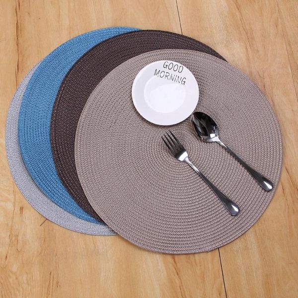 mats & pads round woven placemats for tableware waterproof dining table mat non-slip napkin disc bowl cup coasters kitchen decoration
mats & pads round woven placemats for tableware waterproof dining table mat non-slip napkin disc bowl cup coasters kitchen decoration